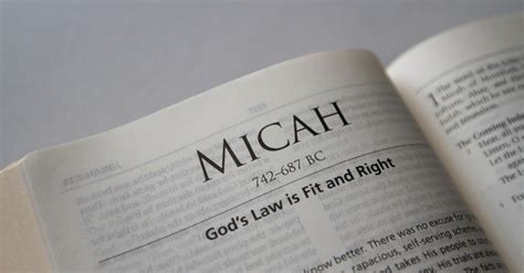 mwcaah|Book of Micah Summary .